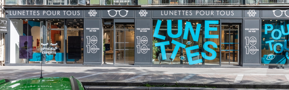 Lunettes Pour Tous : Révolutionner l'accès aux lunettes avec notre concept à partir de 10€ en 10 minutes