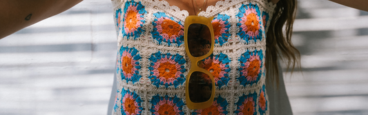 Lunettes de soleil jaunes tendance pour l'été – Collection estivale Lunettes Pour Tous