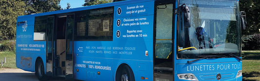 Le Bus Lunettes Pour Tous rend la vue accessible avec des examens gratuits