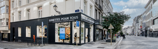 Opticien en Belgique : lunettes à partir de 10 € chez Lunettes Pour Tous