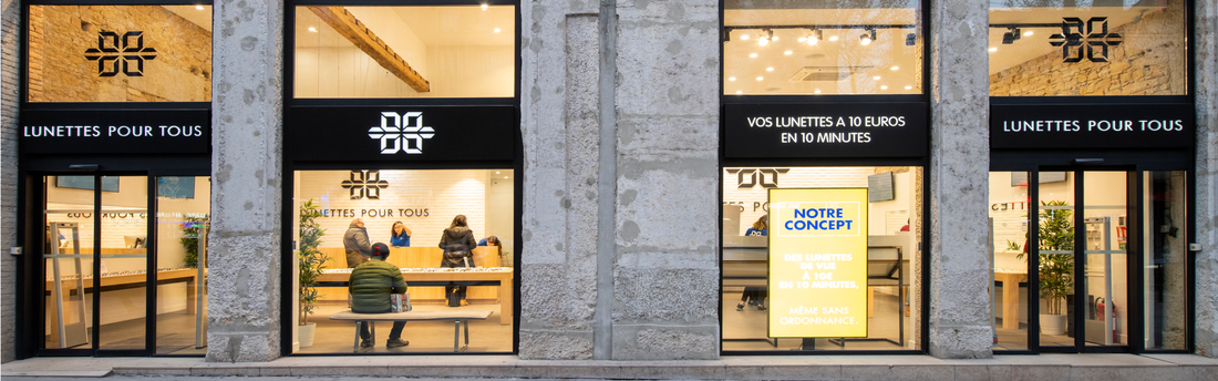 Opticien à Lyon : vos lunettes en 10 minutes chez Lunettes Pour Tous